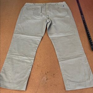 Ralph Lauren Men's Taupe Chinos flat front 38x30